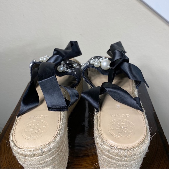 Guess - Tie Up Beaded Espradilles - Picture 7 of 14